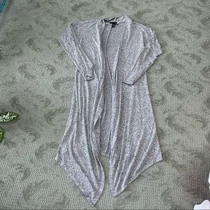 💕LAST CHANCE💕 NWOT Women's Joan Vass Open Front Long Cardigan size Small